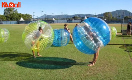 practical zorb ball with a person